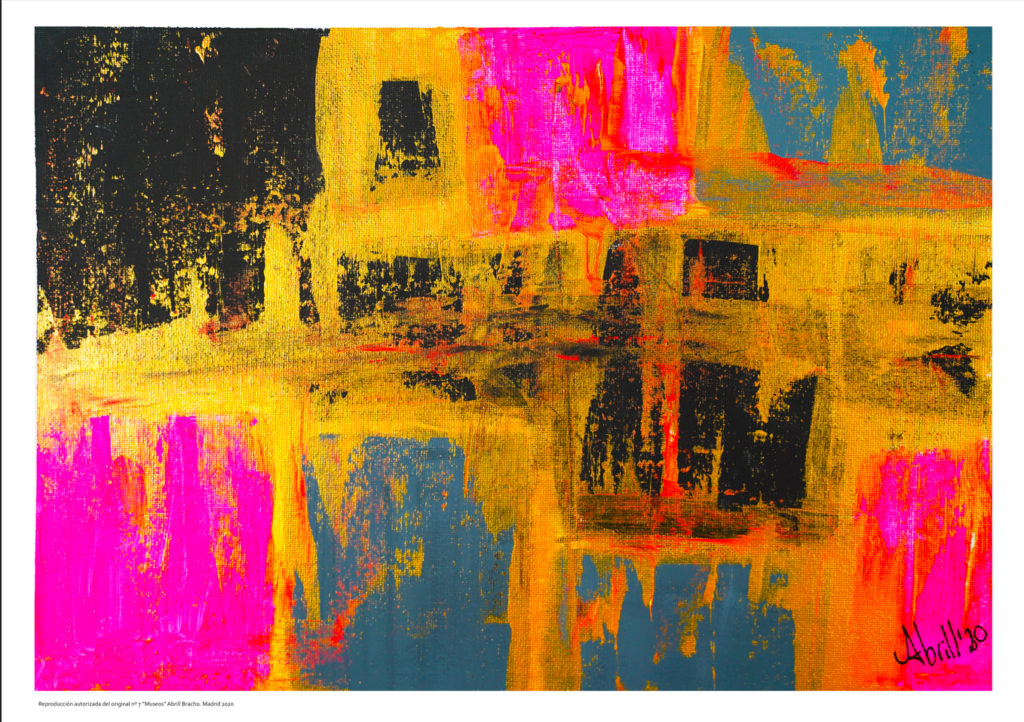arte abstracto acrilico sobre lienzo